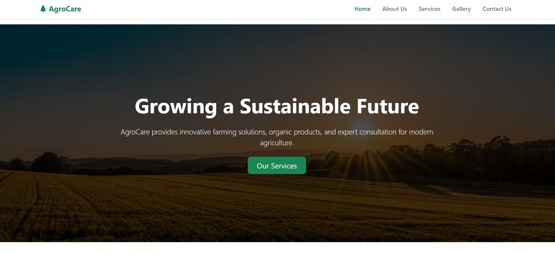 AgriCulture Template preview image