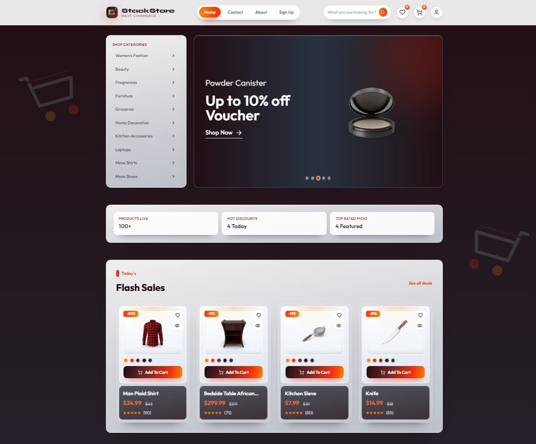Satck Store- E-Commerce preview image